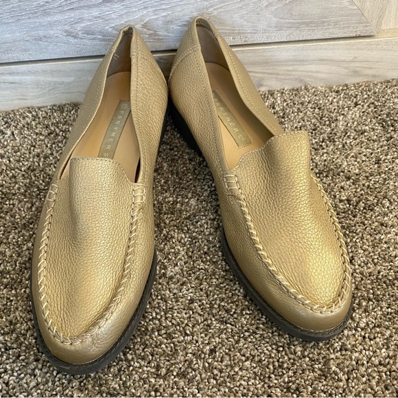 Partners Brazil Luscious Gold Leather Comfort Driver Moccasin Loafer 8.5 - Picture 2 of 10
